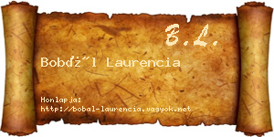 Bobál Laurencia névjegykártya